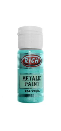 Acrilic verde deschis metalizat 30ml Rich MET-030-754