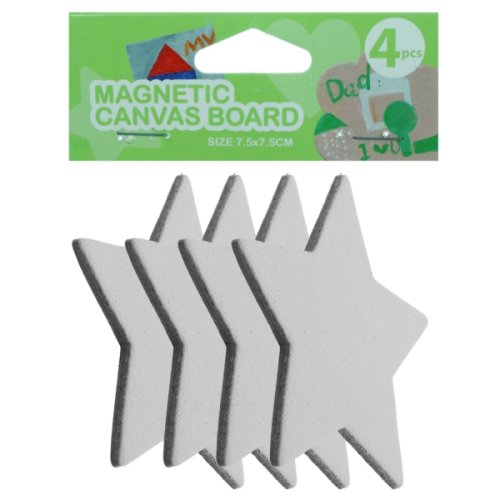 Carton panzat magnetic forma stea 7 5x7 5x0 3cm 4 set Phoenix 0297040102
