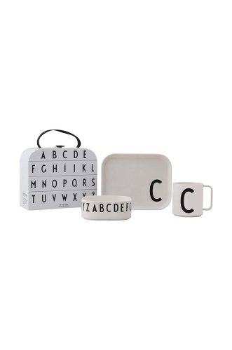 Design Letters set de mic dejun pentru copii Classics in a suitcase 4-pack