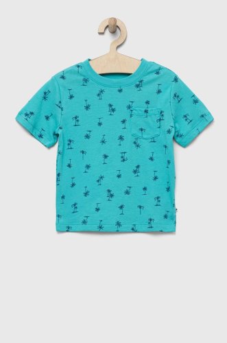 GAP tricou de bumbac pentru copii culoarea turcoaz, modelator