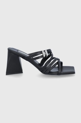 Karl Lagerfeld papuci Pyramide femei, culoarea negru, cu toc drept