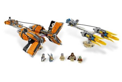 Anakin Skywalker and Sebulbas Podracers - din seria LEGO STAR WARS