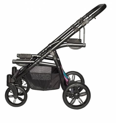 Carucior copii gemeni tandem 2 in 1 Pj Stroller Lux brown