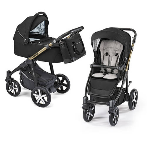 Carucior multifunctional 3 in 1 Baby Design Lupo Comfort Limited 12 Black 2019