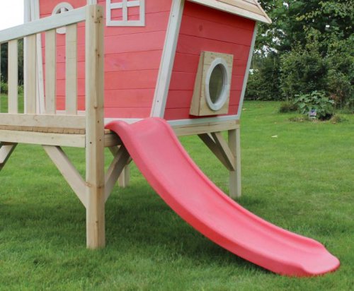 Exit Toys - Casuta gradina pentru copii lemn fantasia 300 red