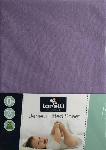 Lorelli - Cearceaf jersey 120x60 cm purple