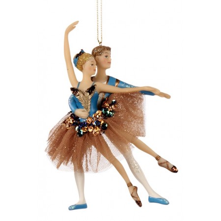 Diverse - Cuplu balerini cosmatie paun tiul ornament