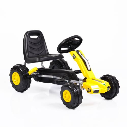 Moni - Kart cu pedale pentru copii bolt yellow