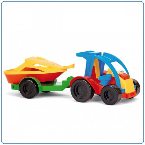 Wader - Kid cars buggy cu remorca