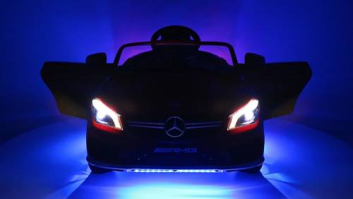 Mercedes-benz - Masinuta electrica cu telecomanda si roti eva mercedes cla45 red