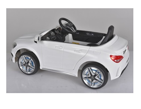 Mercedes-benz - Masinuta electrica cu telecomanda si roti eva mercedes cla45 white