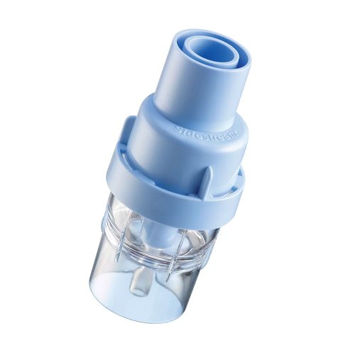 Pahar de nebulizare Philips Respironics cu tehnologie Sidestream reutilizabil 1201 transparentalbastru