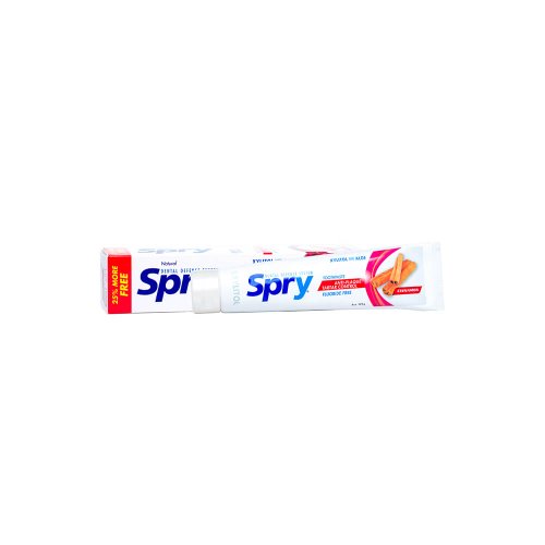 Pasta de dinti cu xylitol Spry aroma de scortisoara fara fluor 141 g