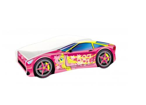 Mykids - Pat tineret race car 08 pink 140x70