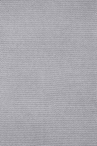 Paturica bebe Jollein Basic tricot gri 100x150 cm