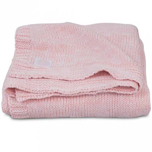 Paturica bebe Melange 75x100 cm tricot roz