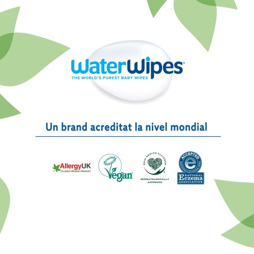 Servetele umede Biodegradabile Water Wipes Soapberry 12 pachete x 60 buc 720 buc