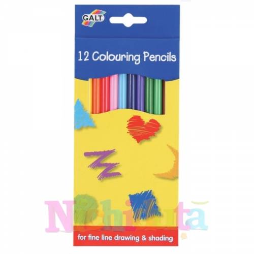 Galt - Set 12 creioane de colorat 12 colouring