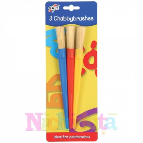 Galt - Set 3 pensule groase 3 chubbybrushes