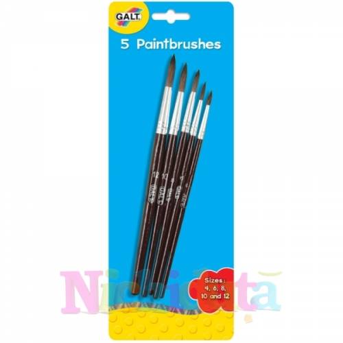 Galt - Set 5 pensule 5 paintbrushes