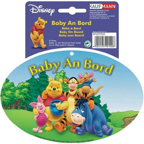 Sticker Bebe la Bord cu Winnie The Pooh