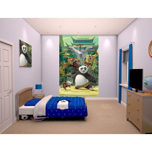 Walltastic - Tapet pentru copii kung fu panda
