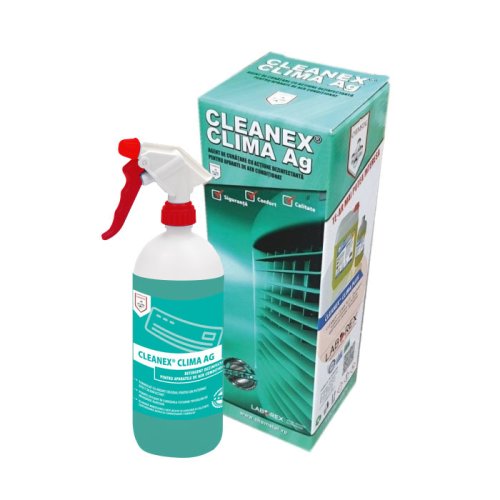 Agent de curatare cu actiune dezinfectanta pentru aparate de aer conditionat, Cleanex Clima Argint, 1kg
