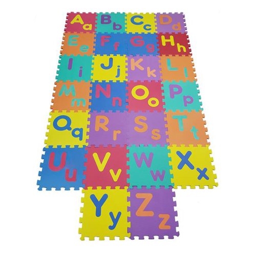 Covor puzzle termic si educativ cu literele alfabetului 26 piese A-Z, EP1011 RCO
