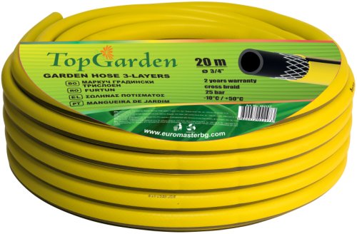 Top Garden - Furtun de gradina 3 straturi 3/4 20m tg