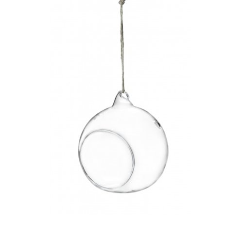 Glob terariu, de sticla, rotund, 13x11.5 cm