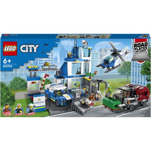 LEGO® City - Sectie de politie 60316, 668 piese