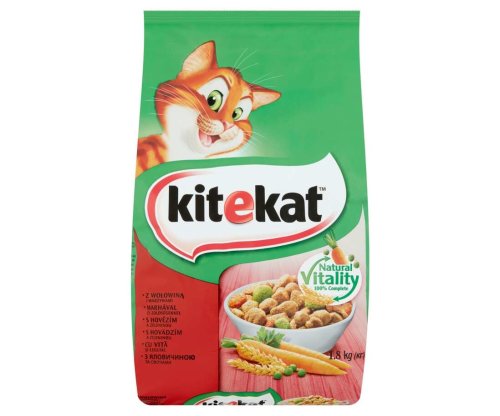Mancare pentru pisici cu peste si legume Kitekat, 1.8 kg