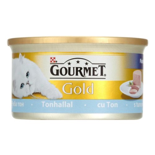 Mancare pentru pisici Gourmet Gold cu ton, 85 g