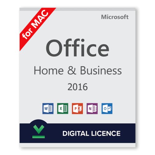 Microsoft Office 2016 Home & Business, macOS 64 bit, asociere cont MS, licenta electronica