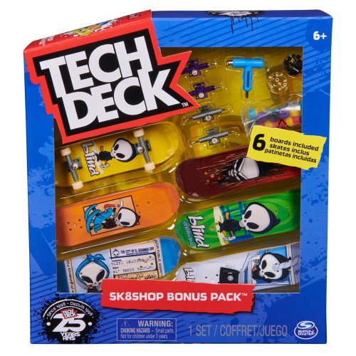 Pachet 6 piese cu accesorii Tech Deck fingerboard, Blind, SPM 20140840