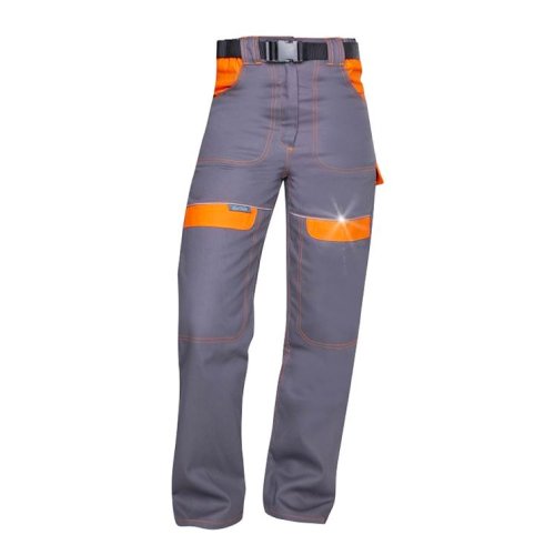 Pantaloni de lucru in talie COOL TREND - gri/portocaliu - pentru femei 50 gri - portocaliu