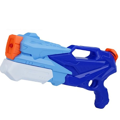 Pistol cu Apa pentru Copii, Rezervor, Pentru Piscina/Plaja, Flippy, 6ani+, 3 duze, Albastru, 770ML