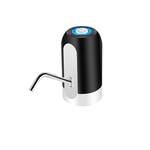 Pompa electrica, pentru scos apa, reincarcare USB, alb/negru