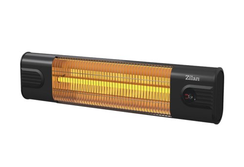 Radiator infrarosu cu fibra carbon ZILAN ZLN-0072, Putere 1800W, Telecomanda