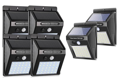 Set 6 Lampi Solare, portabile, cu senzor, 30 LED