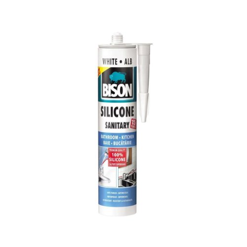 Silicon Sanitar Premium BISON, 280ml, alb