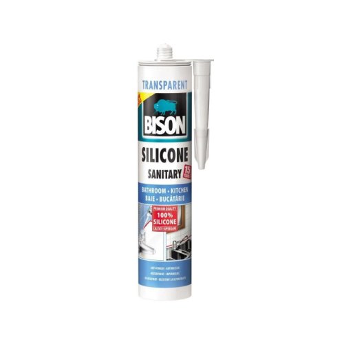 Silicon Sanitar Premium BISON, 280ml, transparent