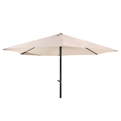Raki - Umbrela soare cu mecanism rabatare, 270 cm, bej