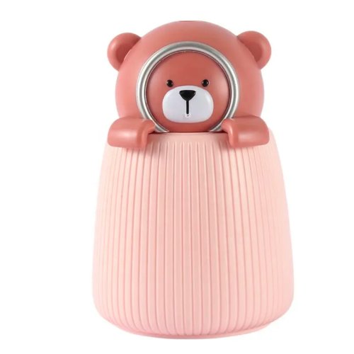 Umidificator camera copii Papa Bear, USB, 350 ml, roz