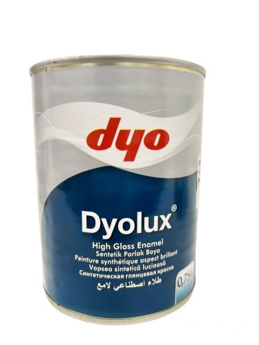 Vopsea superlucioasa galben oxid pentru lemn si metal DYOLUX 0.75L - 084