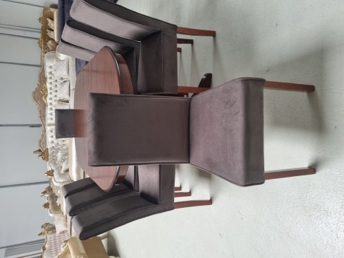 Liderfurniture.ro - Set glamy 13 masa 160/280 cm + 8 scaune