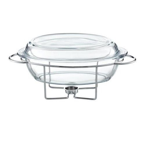 Chafing Dish Oval Saule, Ambition, 4.5 L, sticla termorezistenta