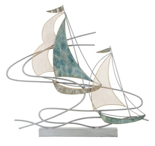Decoratiune Regata, Mauro Ferretti, 64x8.9x60 cm, fier, multicolor