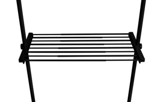 Raft extensibil pentru suport Wenko, Herkules, 73-120 cm, inox/plastic, negru