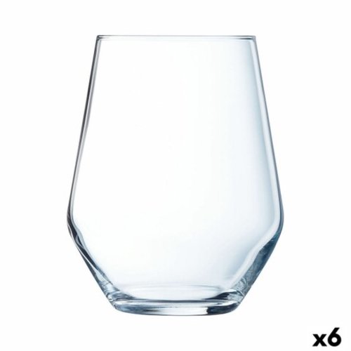 Set 6 pahare, Luminarc, Vinetis, 400 ml, sticla, transparent